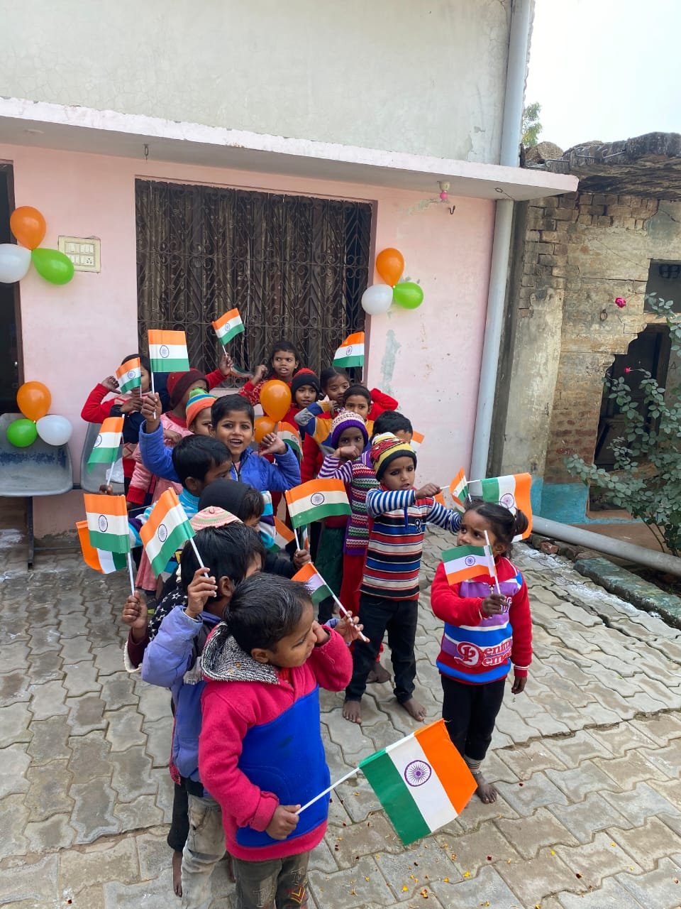 Children participating in an educational activity